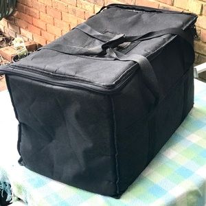 Nylon insulated bag for takeout or delivery Gently used Great condition 13x13x23